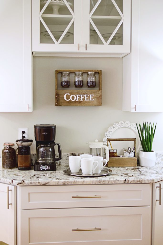 Diy Rustic Hand Painted Coffee Bar Sign, Diy Wooden Coffee Signs